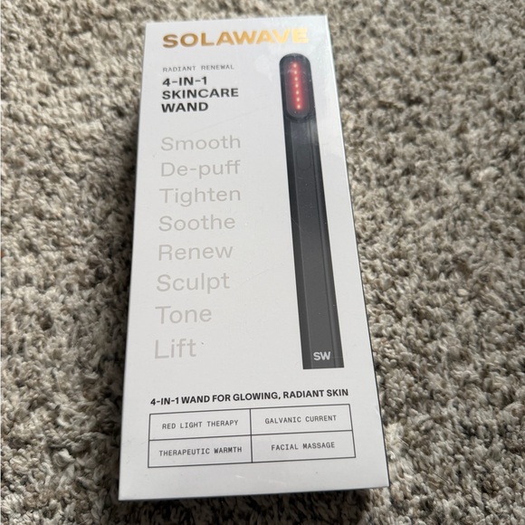 BNIB sealed Solawave Radiant Renewal 4-in-1 Skincare Wand w/ Red Light Therapy - Picture 2 of 12